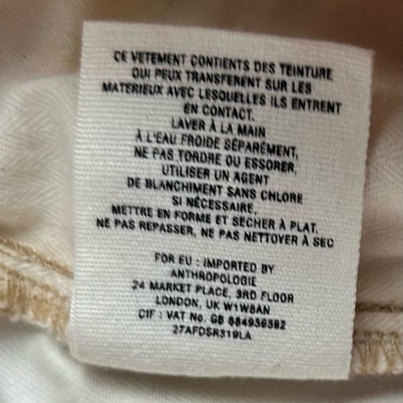 ANTHROPOLOGIE Night Garden Handpainted Denim Skirt
Size 29 art Motif - Picture 4 of 6